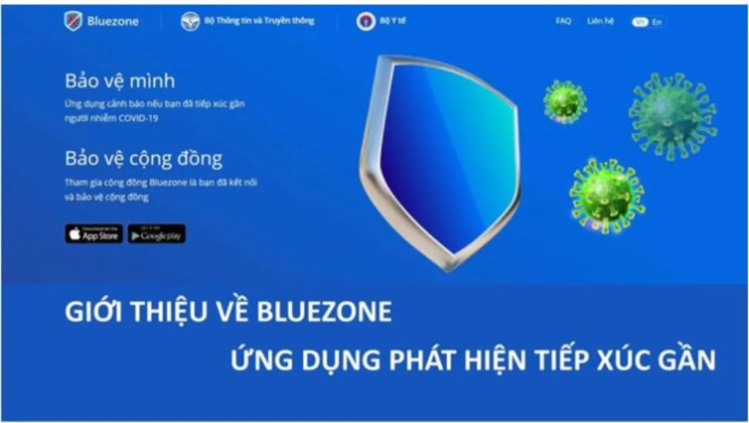 Bảo vệ bản thân bằng ứng dụng Bluezone và NCOVI