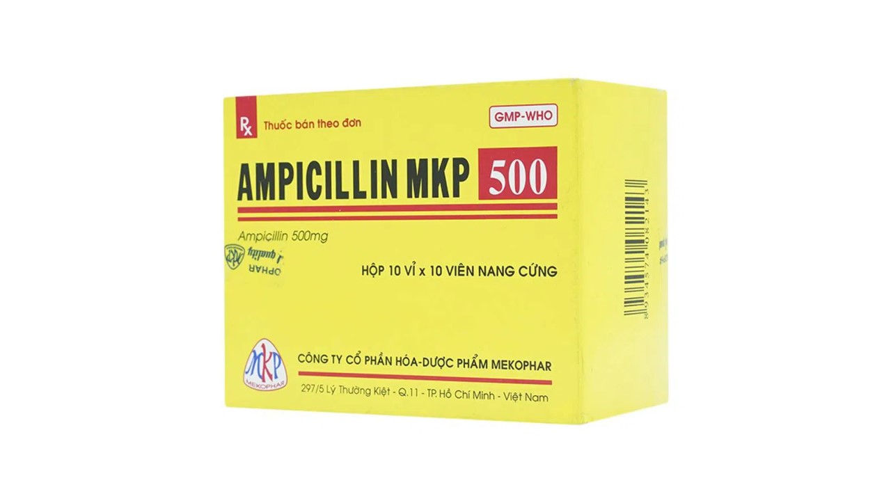 Ampicillin MKP 500 là gì? Công dụng, liều dùng, lưu ý khi sử dụng