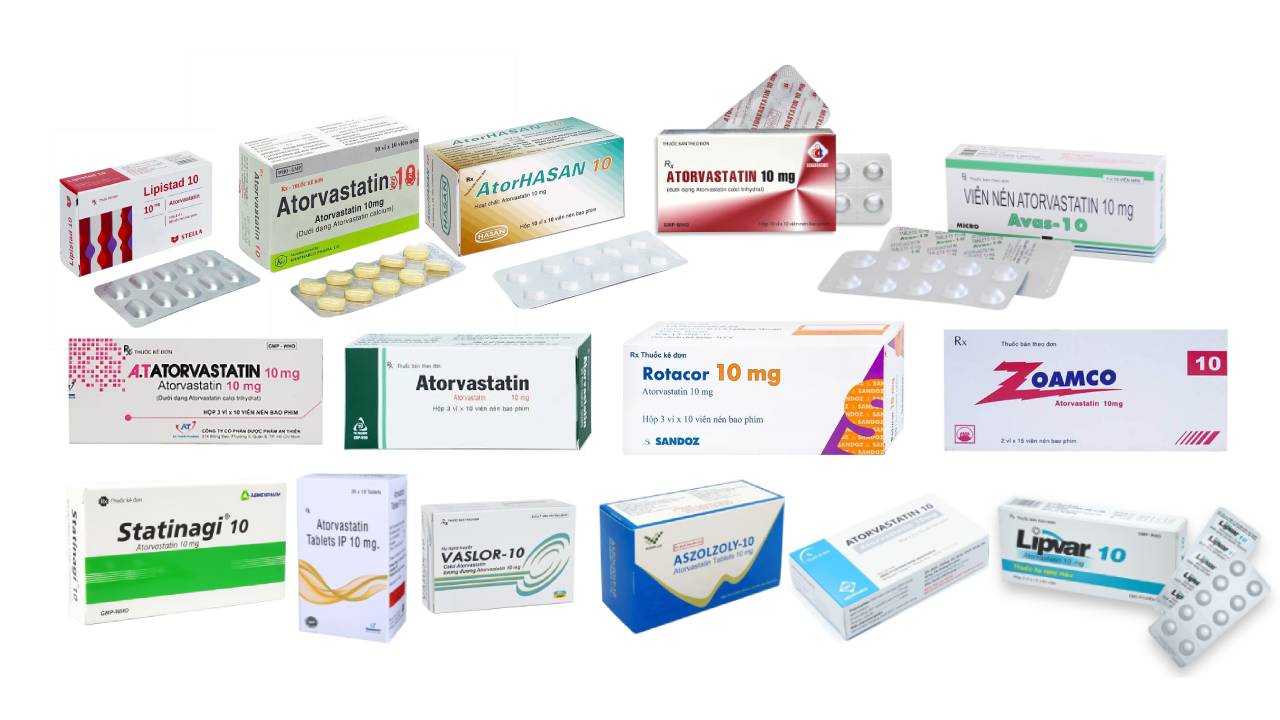 Atorvastatin 10mg – Kiểm soát cholesterol và bảo vệ tim mạch