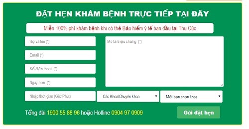 Bệnh viện nào cho phép đặt lịch khám online?