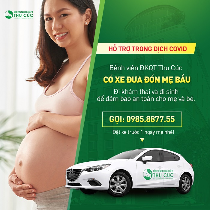 Bệnh viện Thu Cúc: Hỗ trợ 35% phí thai sản trong thời gian giãn cách xã hội