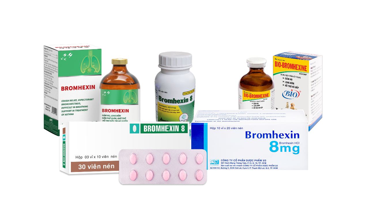 Bromhexin – Thuốc long đờm điều trị bệnh đường hô hấp