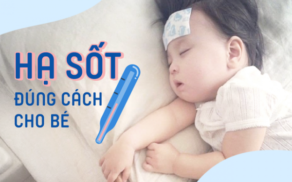 Cách hạ sốt nhanh cho trẻ bị viêm họng cấp ba mẹ phải biết