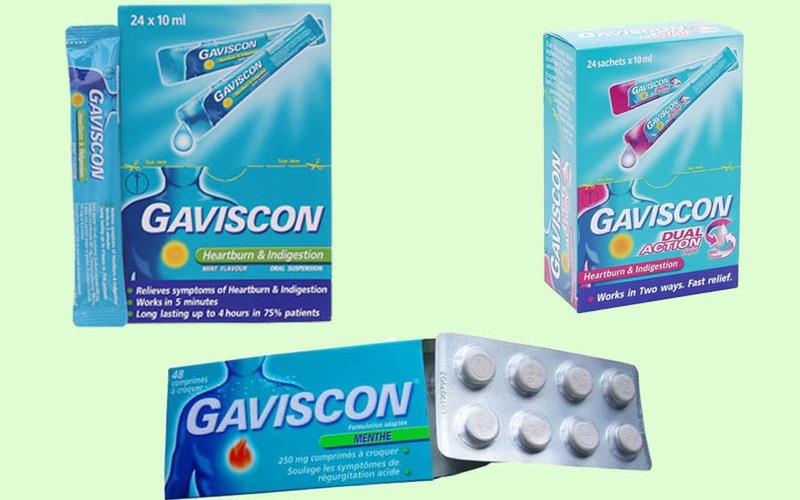 Cách sử dụng thuốc Gaviscon để điều trị trào ngược dạ dày