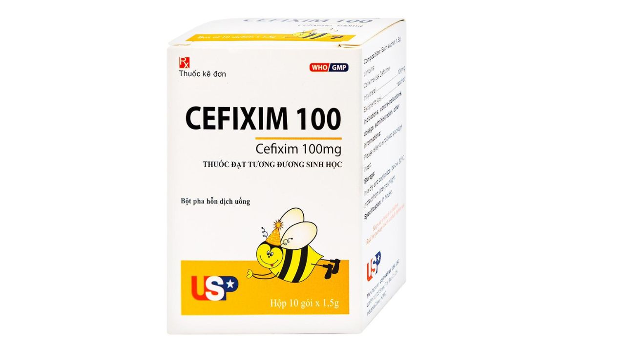 Cefixim 100mg kháng sinh điều trị nhiễm khuẩn hiệu quả