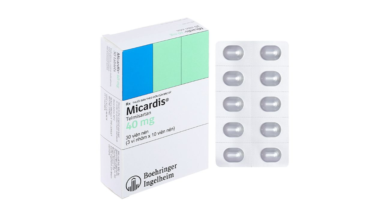 Cơ chế hoạt động của thuốc điều trị huyết áp Micardis 40 mg