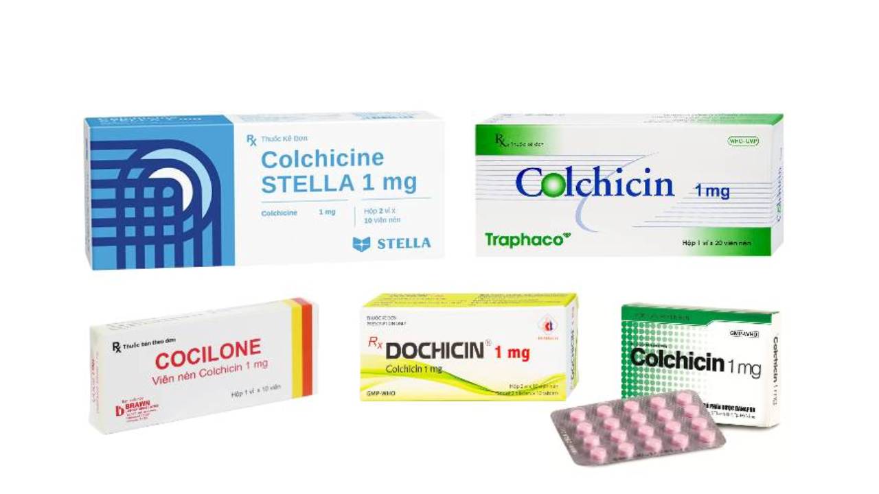 Colchicine 1mg: Công dụng và cách sử dụng thuốc