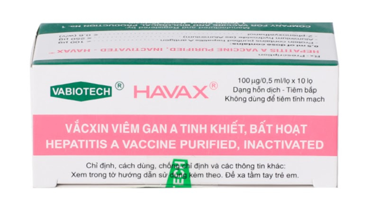 Công dụng của vắc xin Havax 0.5 ml trong phòng ngừa viêm gan A