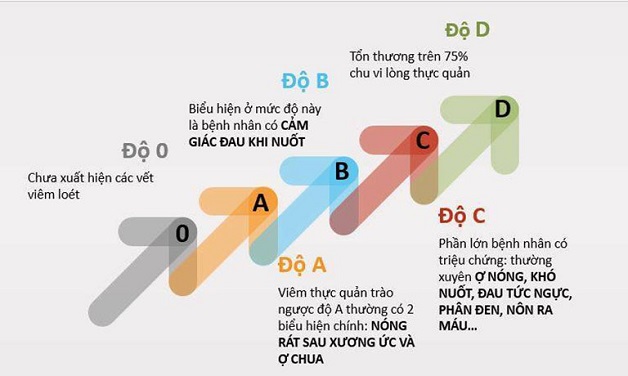 Đánh giá các cấp độ trào ngược dạ dày