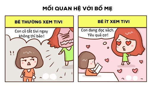 Điểm mặt 4 tác hại khi trẻ xem tivi quá nhiều