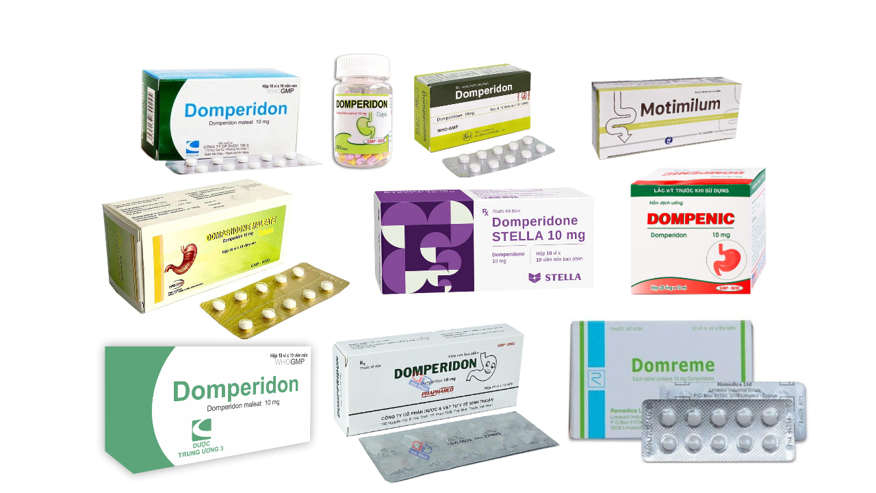 Domperidon 10mg: Thuốc điều trị rối loạn tiêu hóa hiệu quả