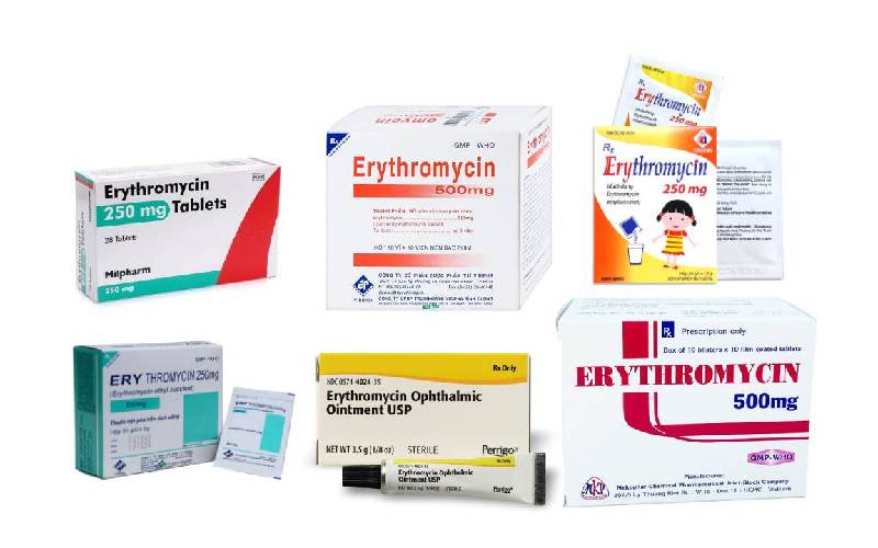 Erythromycin trong điều trị nhiều bệnh nhiễm khuẩn