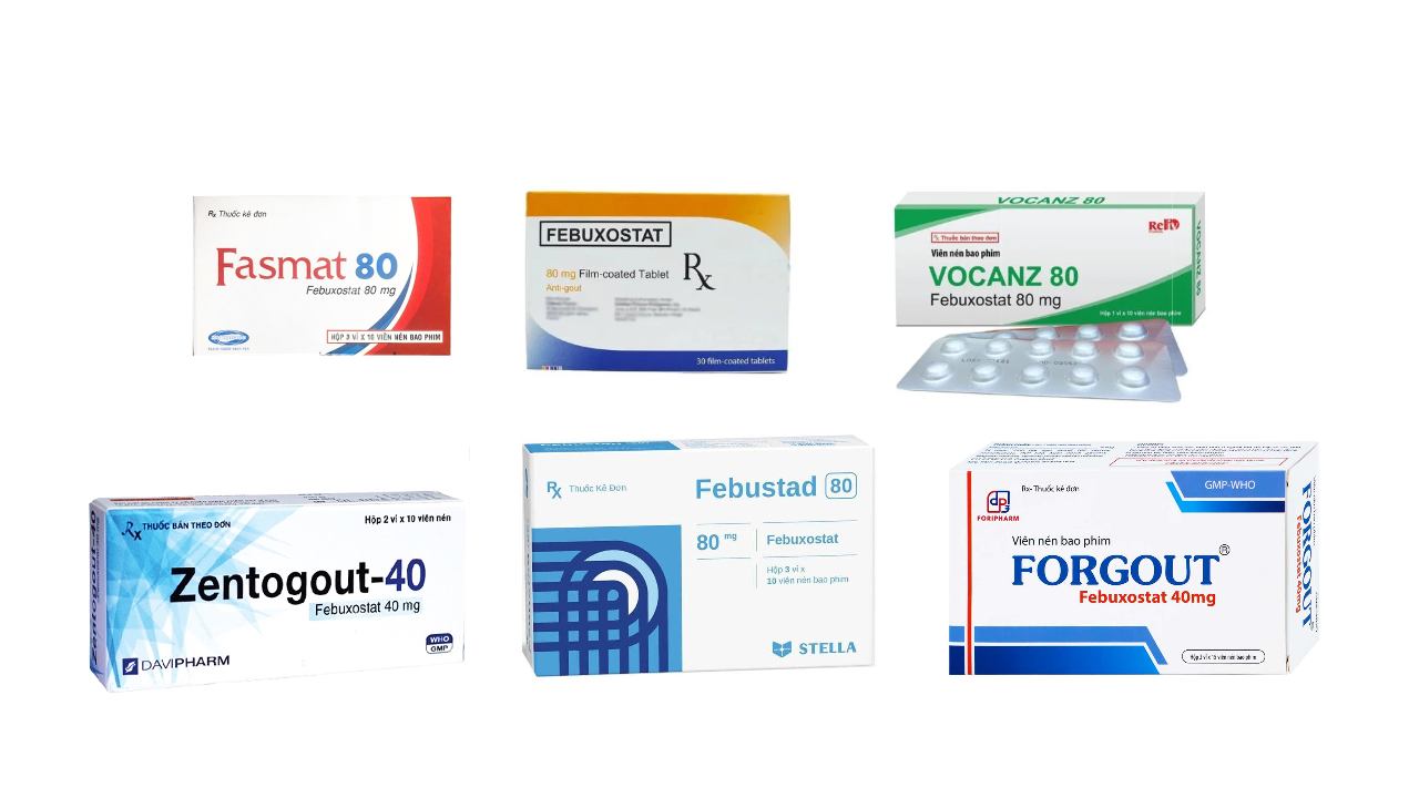 Febuxostat – Thuốc ức chế Xanthine Oxidase trong điều trị Gút