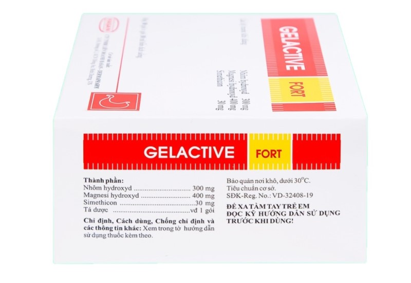 Gelactive Fort – Thuốc làm dịu triệu chứng trong rối loạn tiêu hóa