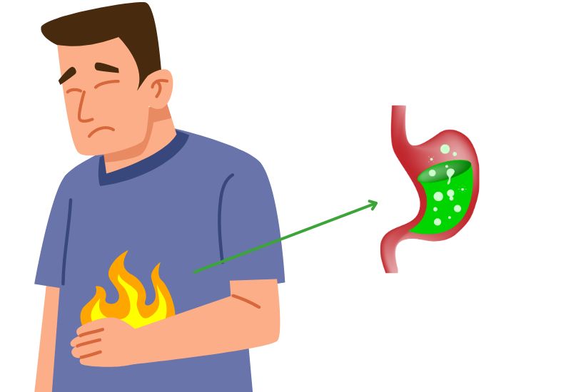 Hiện tượng ợ chua nóng cổ ở người trẻ