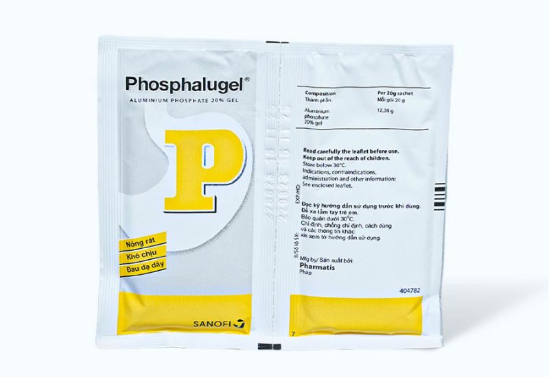 Hỗn hợp dịch Phosphalugel giảm axit dạ dày thực quản