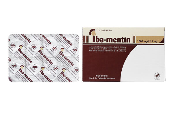 Iba mentin: Thuốc điều trị nhiễm khuẩn