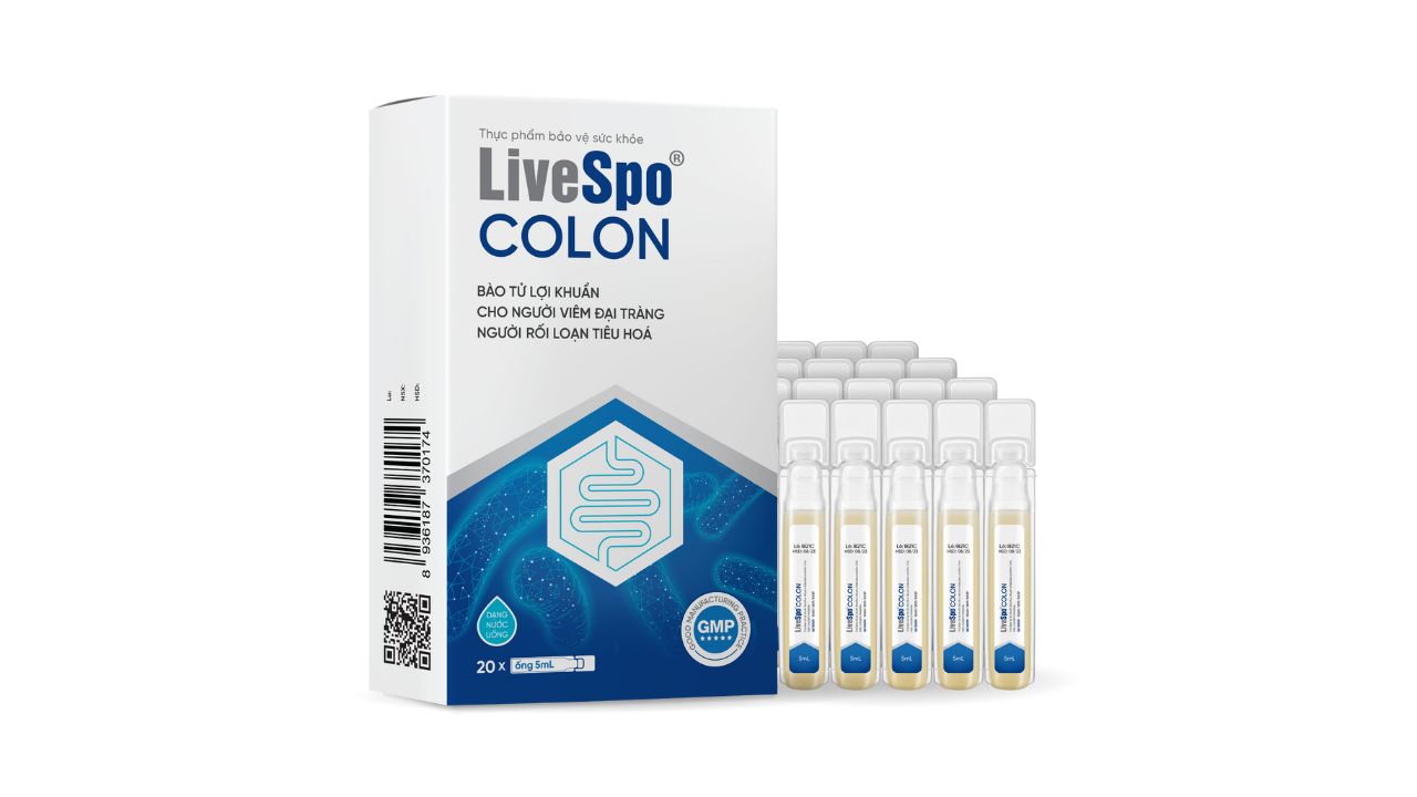 Livespo colon: Men vi sinh hỗ trợ điều trị viêm đại tràng