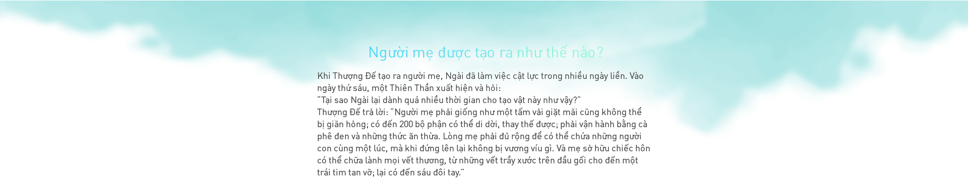 Người phụ nữ rất đỗi bình thường nhưng khi mang trên vai thiên chức làm Mẹ bỗng “hóa phi thường”