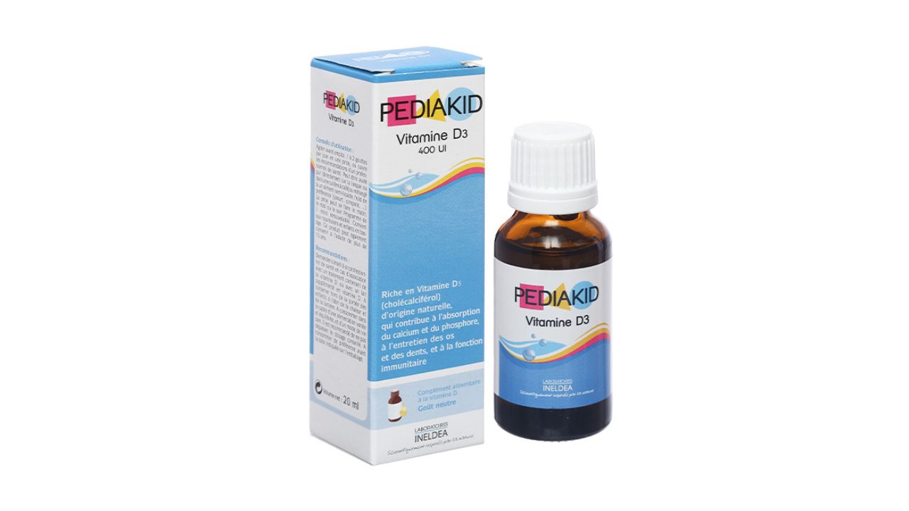 Pediakid vitamin D3: Hỗ trợ phát triển hệ xương và răng ở trẻ