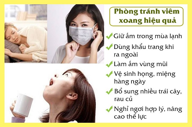 Phòng tránh nguy cơ bị viêm xoang tái phát