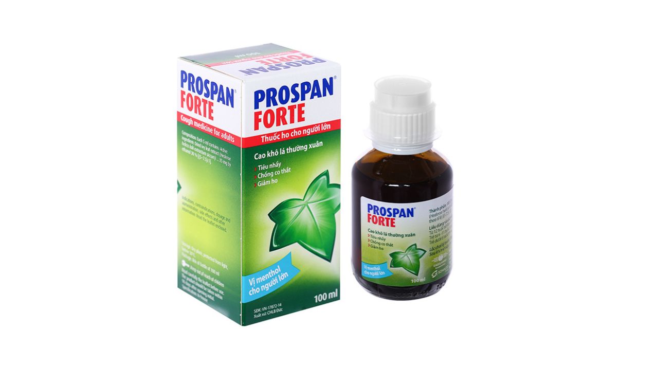 Prospan forte – thuốc ho từ thảo dược cho người lớn