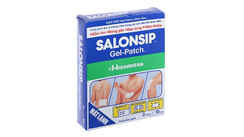 Sử dụng miếng dán Salonsip đúng cách để giảm đau hiệu quả