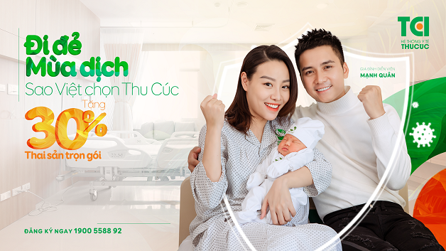 Tặng 30% phí thai sản trọn gói – Mẹ an tâm đẻ mùa dịch