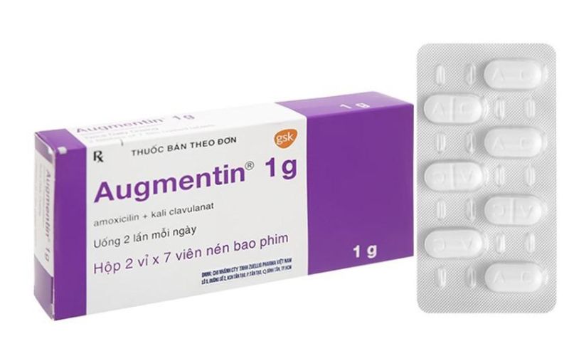 Thông tin về thành phần, tác dụng của Augmentin 1g