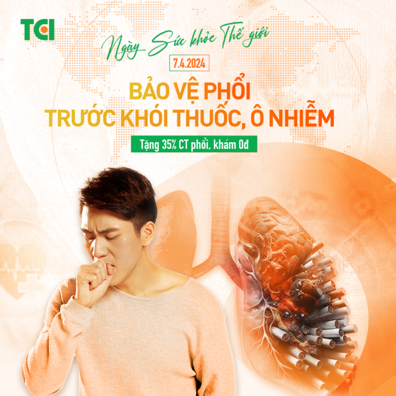 Thu Cúc TCI tặng 35% phí chụp CT phổi giúp khám phổi hiệu quả