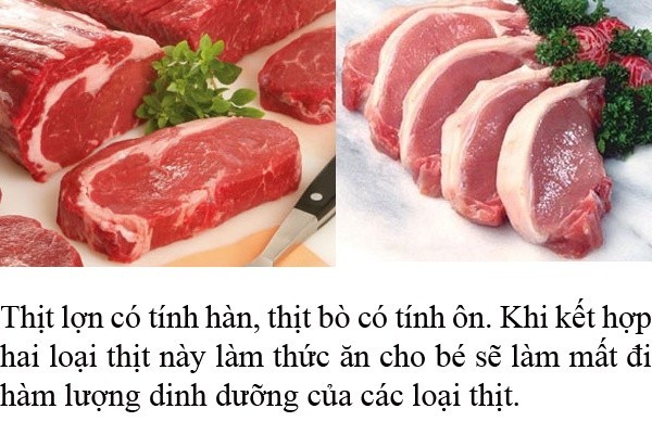 Thực phẩm tuyệt đối không được kết hợp khi nấu cháo cho bé