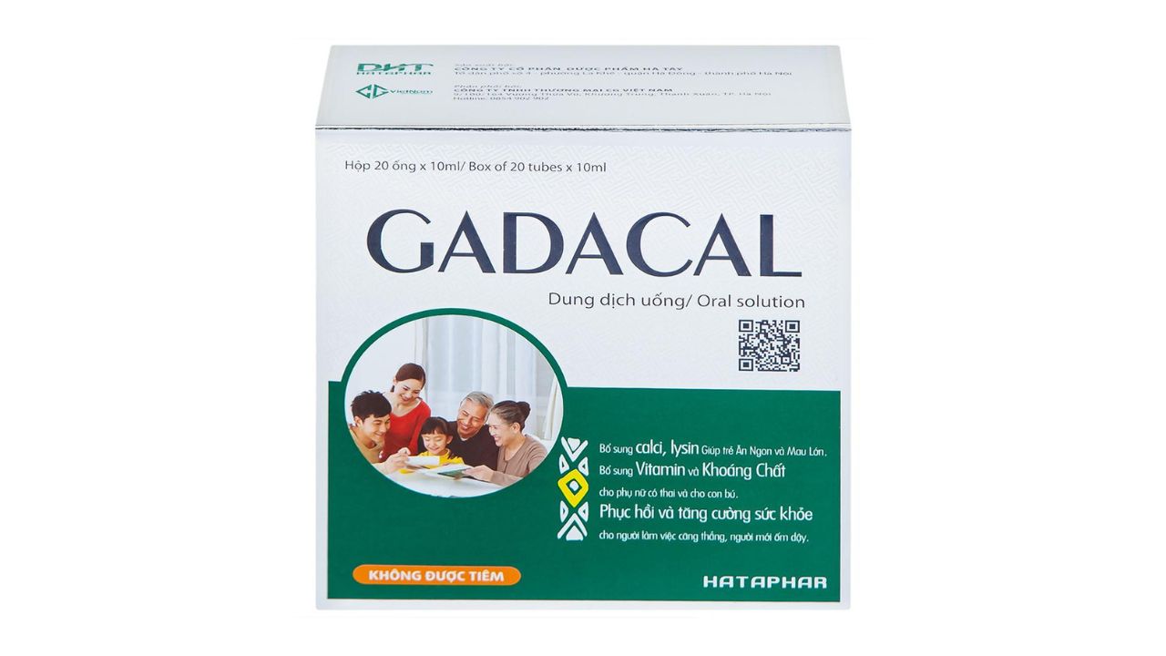 Thuốc Gadacal 10ml và những lưu ý quan trọng khi sử dụng