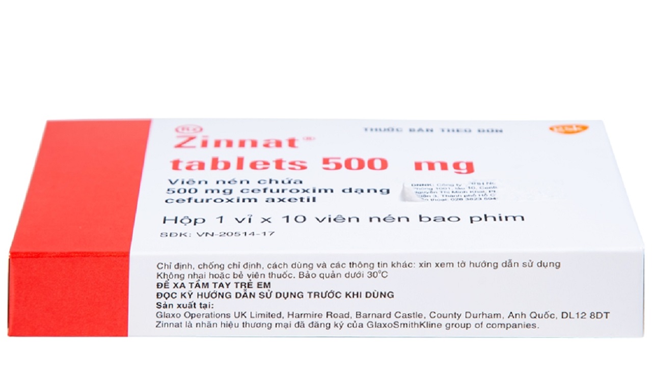 Thuốc Zinnat 500mg: Chỉ định, liều dùng và cách sử dụng