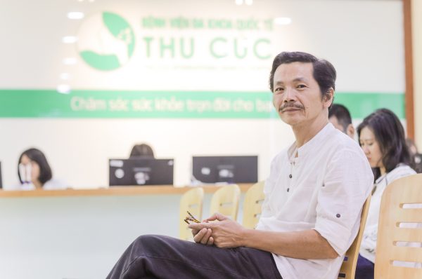 Trung Anh khám tầm soát ung thư tại Bệnh viện Thu Cúc