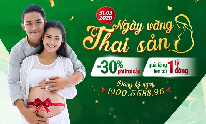 Ưu đãi đặc biệt: Ngày vàng thai sản hỗ trợ 30% dịch vụ Thai sản trọn gói