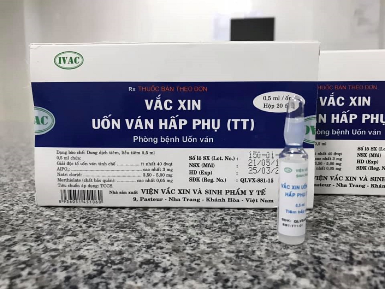 Vacxin uốn ván hấp phụ TT: Đối tượng, lịch tiêm, liều dùng