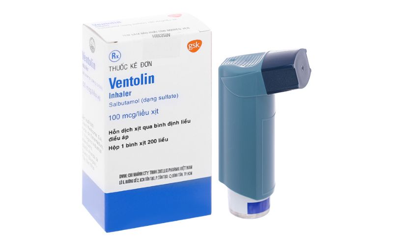 Ventolin xịt: Công dụng, cách dùng và lưu ý khi sử dụng